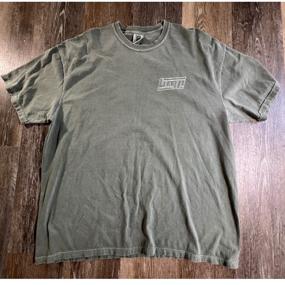 Comfort Colors BMP Tuning T-Shirt Mens 2XL Green Short Sleeve Graphic Tee